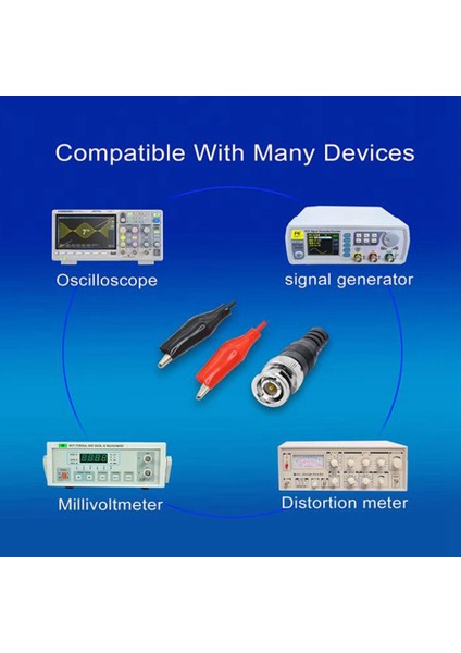 100 cm. Bnc Q9 Çift Timsah Klip Testi Kablo Probu Osiloskop Testi Talepleri Osiloskop, Sinyal Jeneratörleri 10 Adet (Yurt Dışından)
