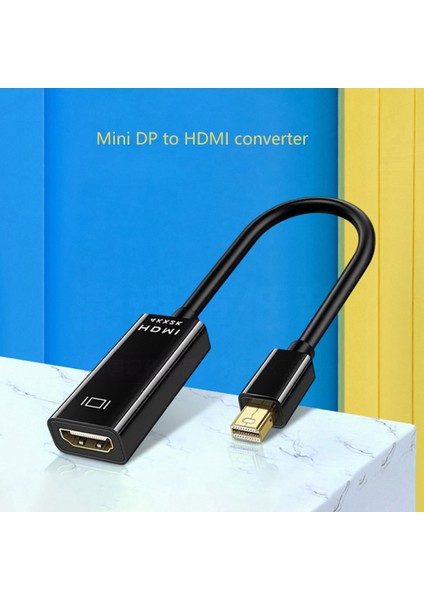 Mini Ekran Bağlantı Noktası - HDMI Adaptörü Thunderbolt 2 İçin Mini Dp Kablosu MacBook Air 13 Surface Pro 4 İçin HDMI Dönüştürücü (Yurt Dışından)