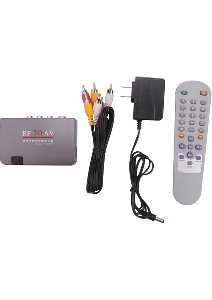 Rf - Av Dönüştürücü, Kanal Seçici, Yükseltici, Kablo Tv'den Projeksiyon Tv'ye, Video Bağlantı Noktası Tam Sistem AC110-240V Abd Plug'ı Destekler (Yurt Dışından)