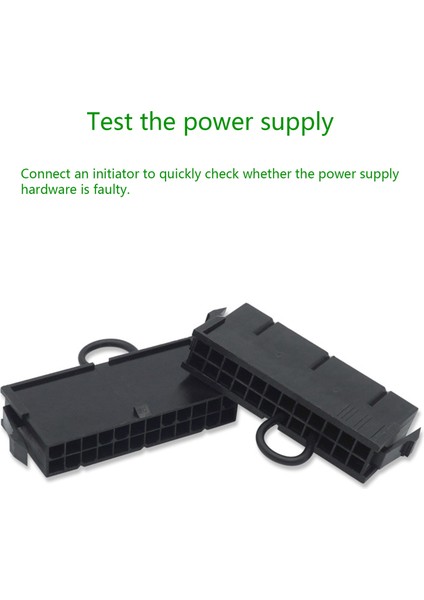 24 Pin Atx Güç Kaynağı Starter Jumper Starter Psu Tek Başına Yeniden Başlatma Etkinleştir Bağlayıcı Btc Madenci Makinesi (Yurt Dışından)