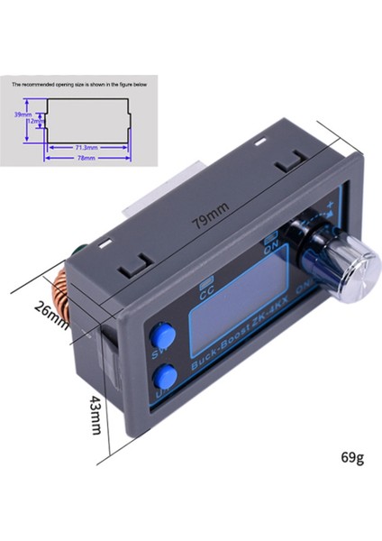 Dc Dc Buck Boost Dönüştürücü cc Cv 0.5-30V 4A 5V 6V 12V 24V Güç Modülü Ayarlanabilir Düzenlenmiş Laboratuvar Güç Kaynağı (Yurt Dışından)