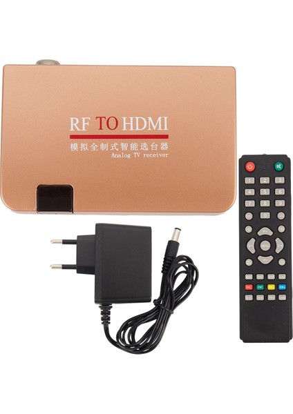 Rf - HDMI Dönüştürücü Adaptör Analog Alıcı Analog Tv Kutusu Dijital Kutu Uzaktan Kumanda Ab Tak (Yurt Dışından)