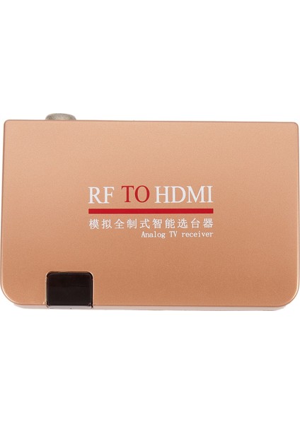 Rf - HDMI Dönüştürücü Adaptör Analog Alıcı Analog Tv Kutusu Dijital Kutu Uzaktan Kumanda Ab Tak (Yurt Dışından)