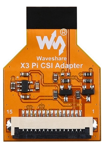 Waveshare X3 Pi Csı Adaptörü Rising Sun X3 Pi OV5647 IMX219 IMX477 Csı Adaptör Kablosu 24PIN - 15PIN Kamera Bağlantı Kablosu (Yurt Dışından)