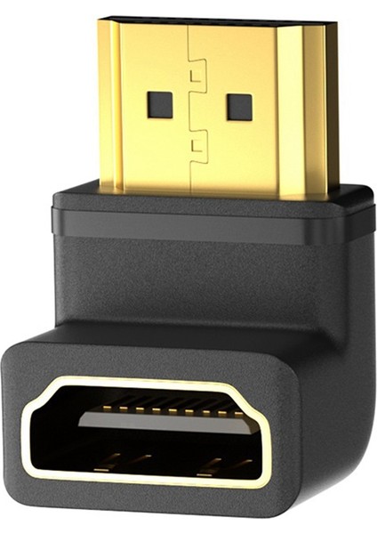 HDMI Uyumlu 2.1 Erkek - Dişi Adaptör Am / Af Bilgisayar Tv Hd Adaptörü, 8K@60HZ Çözünürlüğü / Dinamik Hdr'yi (90°) Destekler (Yurt Dışından)