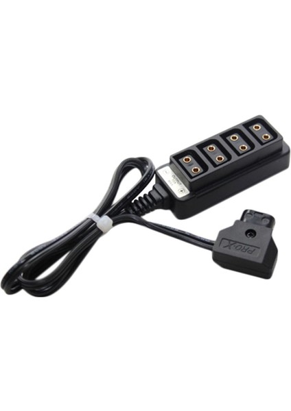 D-Tap Erkek - 4 Bağlantı Noktalı P-Tap Dişi Kamera Güç Kaynağı Dağıtıcı Dtap Dört Yollu Bölücü (Yurt Dışından)
