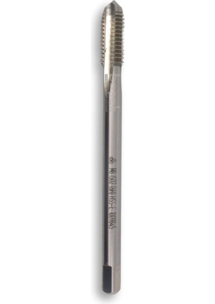 M8 Düz Makine Kılavuzu Ince Şaftlı Hsse Dın 376/C