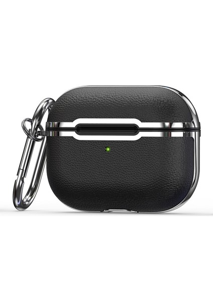 Apple Airpods Pro Lüks Deri Kaplı Koruma Kabı Kılıf