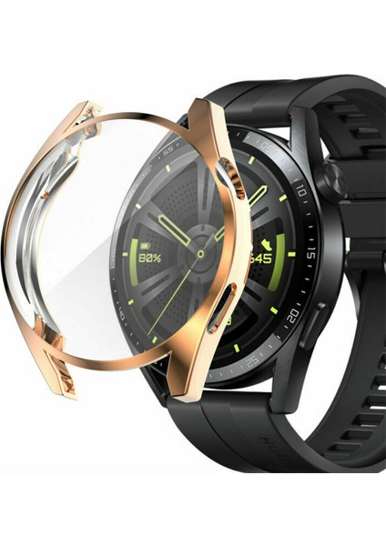 Huawei Watch Gt3 42MM Silikon Kapak Kılıf Ekran Koruyucu