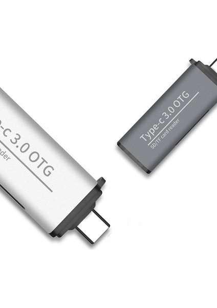 USB 3.0 Tf Sd Kart Okuyucu USB Type-C Otg Adaptör ADS-103