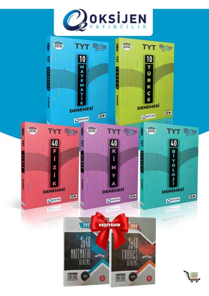 Tyt Full Sayısal Deneme Set+ 6X40 Tyt Türkçe&matematik Deneme