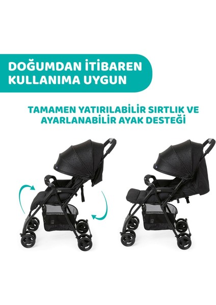 Ohlala 3 Bebek Arabası Grey Mist