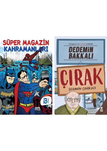 Süper Magazin Kahramanları - Dedemin Bakkalı Çırak (2 Kitap Set)