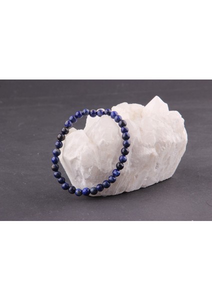 Sertifikalı Lapis Lazuli Doğal Taş Bileklik 6 mm indirimleri