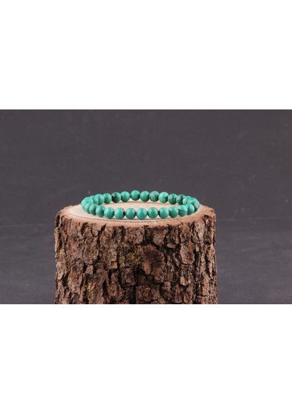 Sertifikalı Malakit Doğal Taş Bileklik 6 mm fiyatları