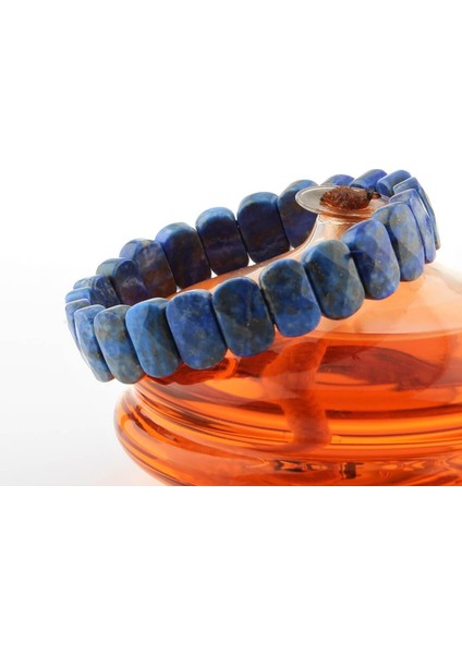 Sertifikalı Lapis Lazuli Doğal Taş 9X14 mm Bileklik fırsatları