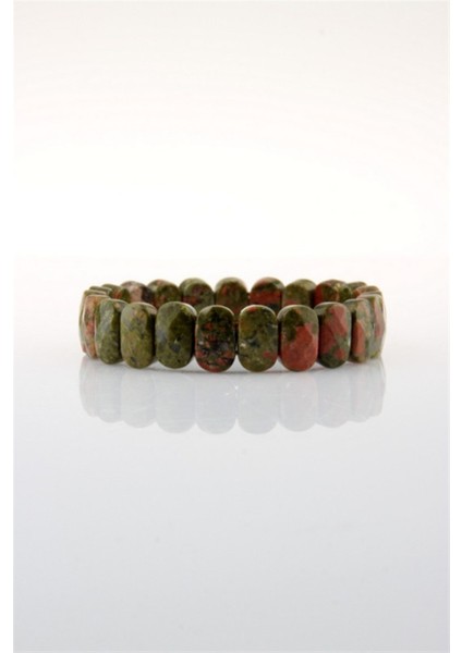 Sertifikalı Unakit 9X14 mm Doğal Taş Bileklik fiyatları