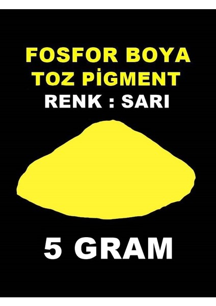 Karanlıkta Parlayan Fosfor Boya 5 Gram