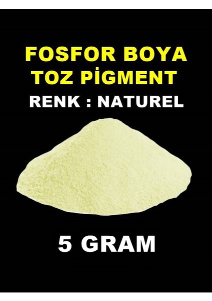 Karanlıkta Parlayan Fosfor Boya 5 Gram