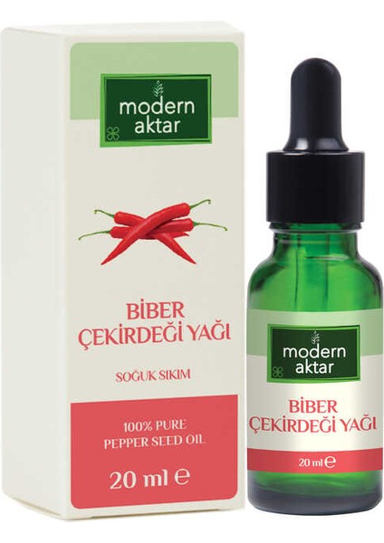 Soğuk Pres Biber Tohumu Yağı 20 ml