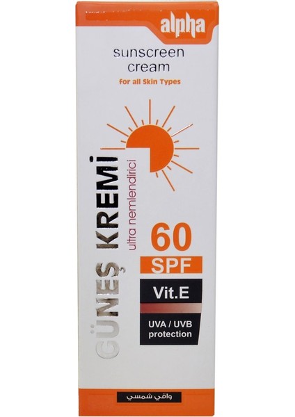 Güneş Kremi 60 Spf 100 ml