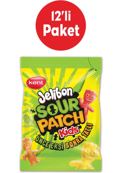 JELİBON SOURPATCH KİDS 80 GR - 12 Paket