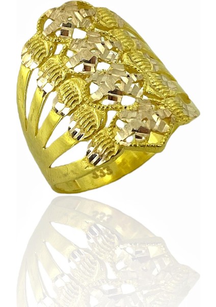 8 Ayar Maraş Modeli Kalemli Taşsız Günlük Altın Yüzük fiyatları