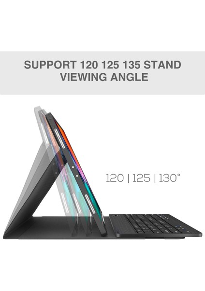 Apple iPad Pro 11 2022 2021 2020 2 3 4 Nesil Uyumlu Bluetooth Klavyeli Kılıf Kalem Bölmeli indirimleri
