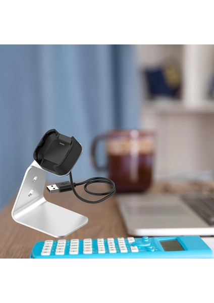 Metal USB Şarj Kablosu Dock Cradle Istasyonu Şarj Için - Gümüş (Yurt Dışından) fırsatları