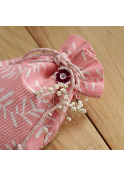 -Mini Kese (Tekli)- Pembe - Çevre Dostu - Kanvas - Kumaş fiyatları