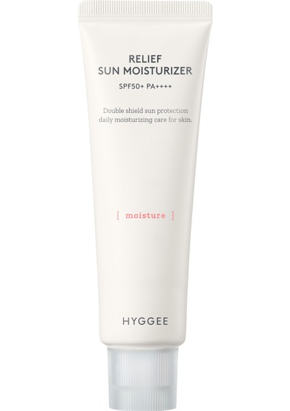 Hyggee Relief Sun Moisturizer 50 ml Günlük Güneş Kremi, Yatıştırıcı Güneş Koruyucu,