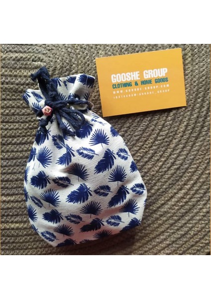 -Mini Kese (Tekli) - Mavi - Çevre Dostu - Kanvas - Kumaş fiyatları