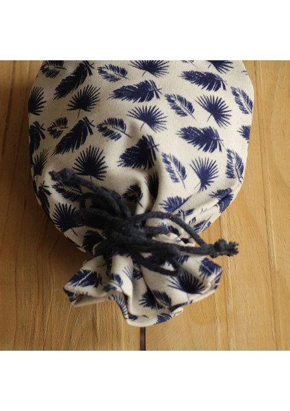 -Mini Kese (Tekli) - Mavi - Çevre Dostu - Kanvas - Kumaş modelleri