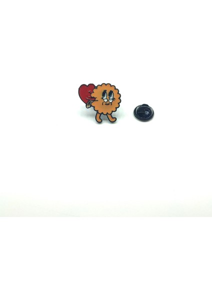 Mordino Yorgun Kalp Pin