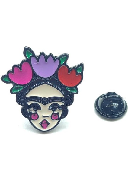 Mordino Çiçekli Frida Pin