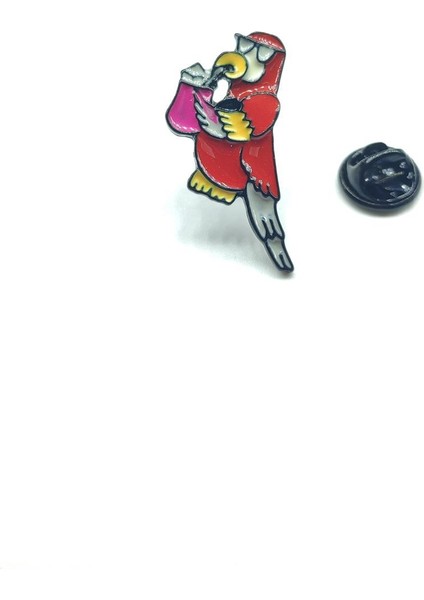 Mordino Kırmızı Papağan Pin