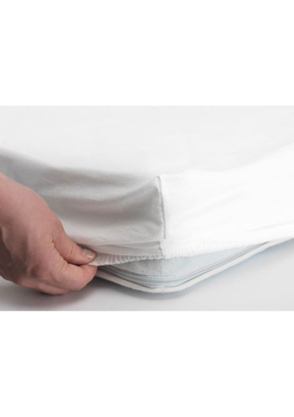 Pamuklu Bebek Çocuk Lastikli Çarşaf 2 Adet 70X170 Gri ve Beyaz modelleri