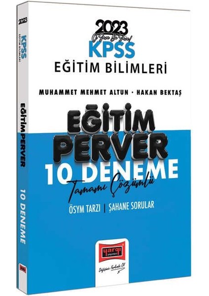 KPSS 2023 Eğitim Bilimleri Eğitimperver Tamamı Çözümlü 10 Deneme