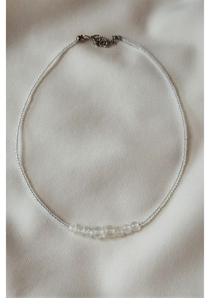 6-8 mm Selenit Doğaltaş Kolye modelleri