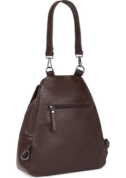 Barcelona Yıkamaderi Kadın Omuz ve Sırt Çantası BC 1685 - Kahve fiyatları