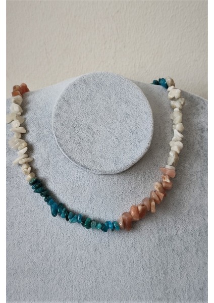 Ay Taşı, Güneş Taşı, Apatit Kırıktaş Doğaltaş Kolye