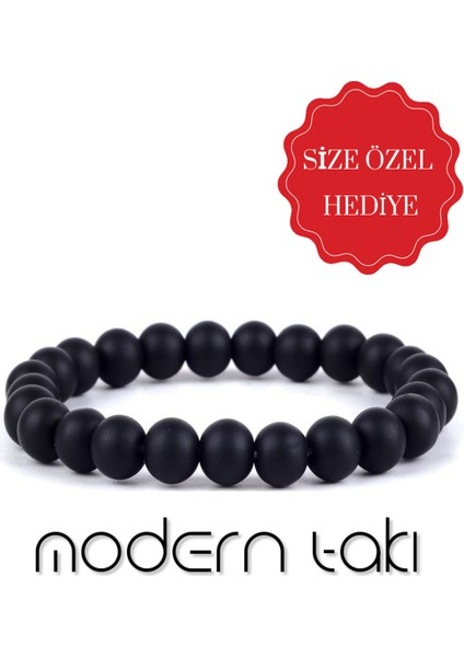 Oniks Taşlı Erkek Gümüş Yüzük