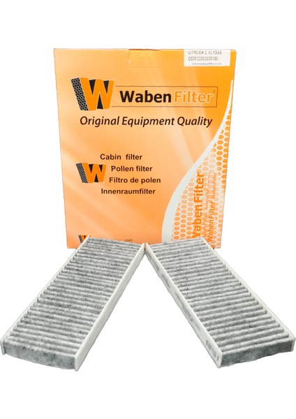 Citroen C-Elysee 2012 ve Sonrası Karbonlu Polen Filtresi