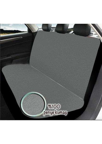 Citroen Uyumlu Penye Gri Oto Koltuk Kılıfı Baskısız Set fırsatları