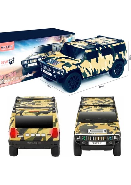 Wster Müzik Kutusu Arabalı Şarjlı Bt/usb/sd/fm Wster WS-590 fiyatları