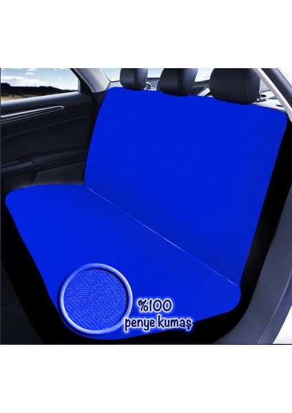 Seat Uyumlu Penye Mavi Oto Koltuk Kılıfı Baskısız Set fırsatları