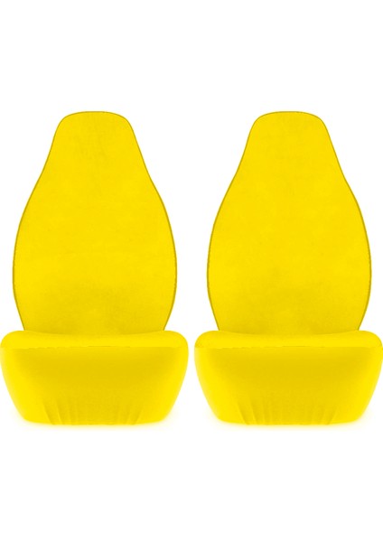 Audi Uyumlu Penye Sarı Oto Koltuk Kılıfı Baskısız Set