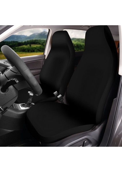 Nissan Uyumlu Penye Siyah Oto Koltuk Kılıfı Baskısız Set modelleri