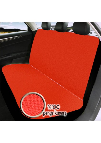 Nissan Uyumlu Penye Turuncu Oto Koltuk Kılıfı Baskısız Set fırsatları