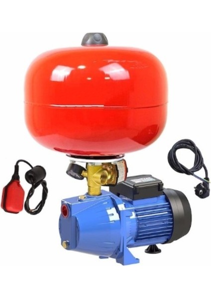 JSP100 Jet 1 Hp - 24 Lt Tanklı - 220 V - 5 Kat 5 Daire Paket Hidrofor / Flatörlü
